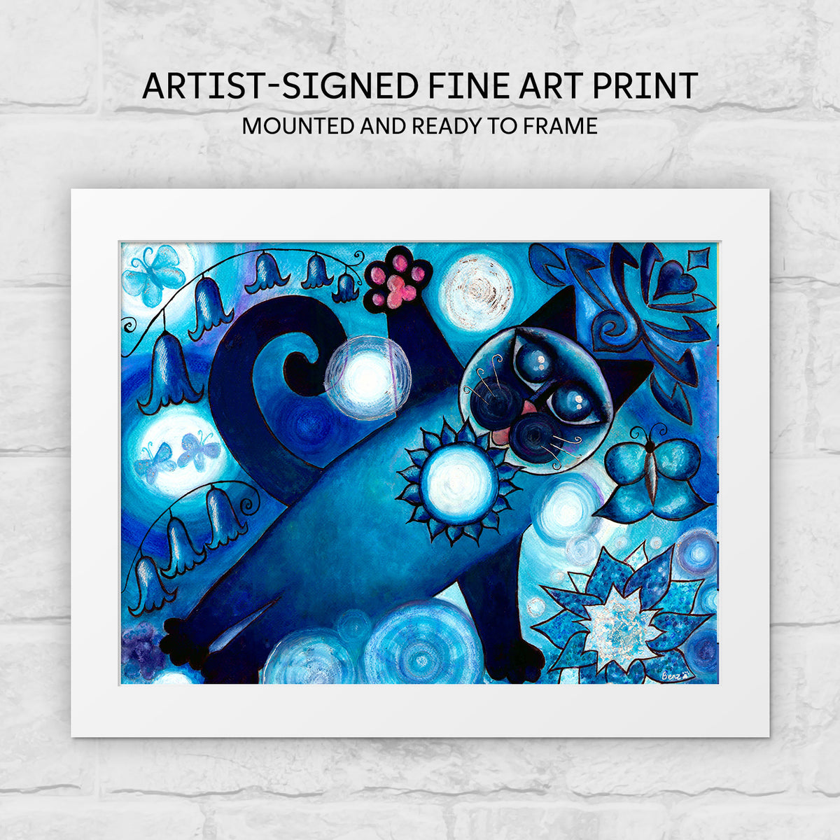 SAKURA BLUE Fine Art Print image 0 Main image