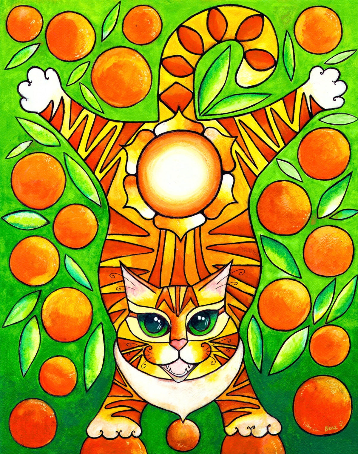 WILD ORANGE - Fine Art Canvas Main image