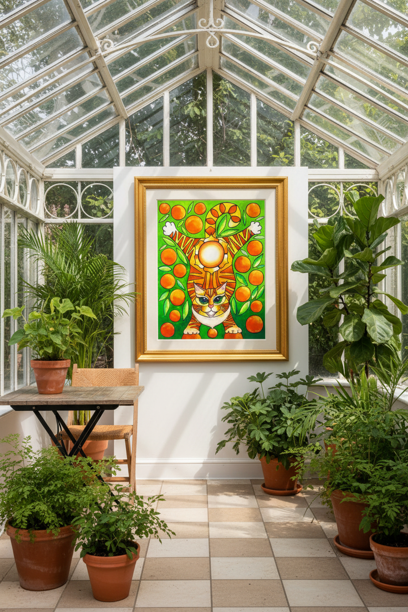 WILD ORANGE - Artist-Signed Museum Fine Art Print