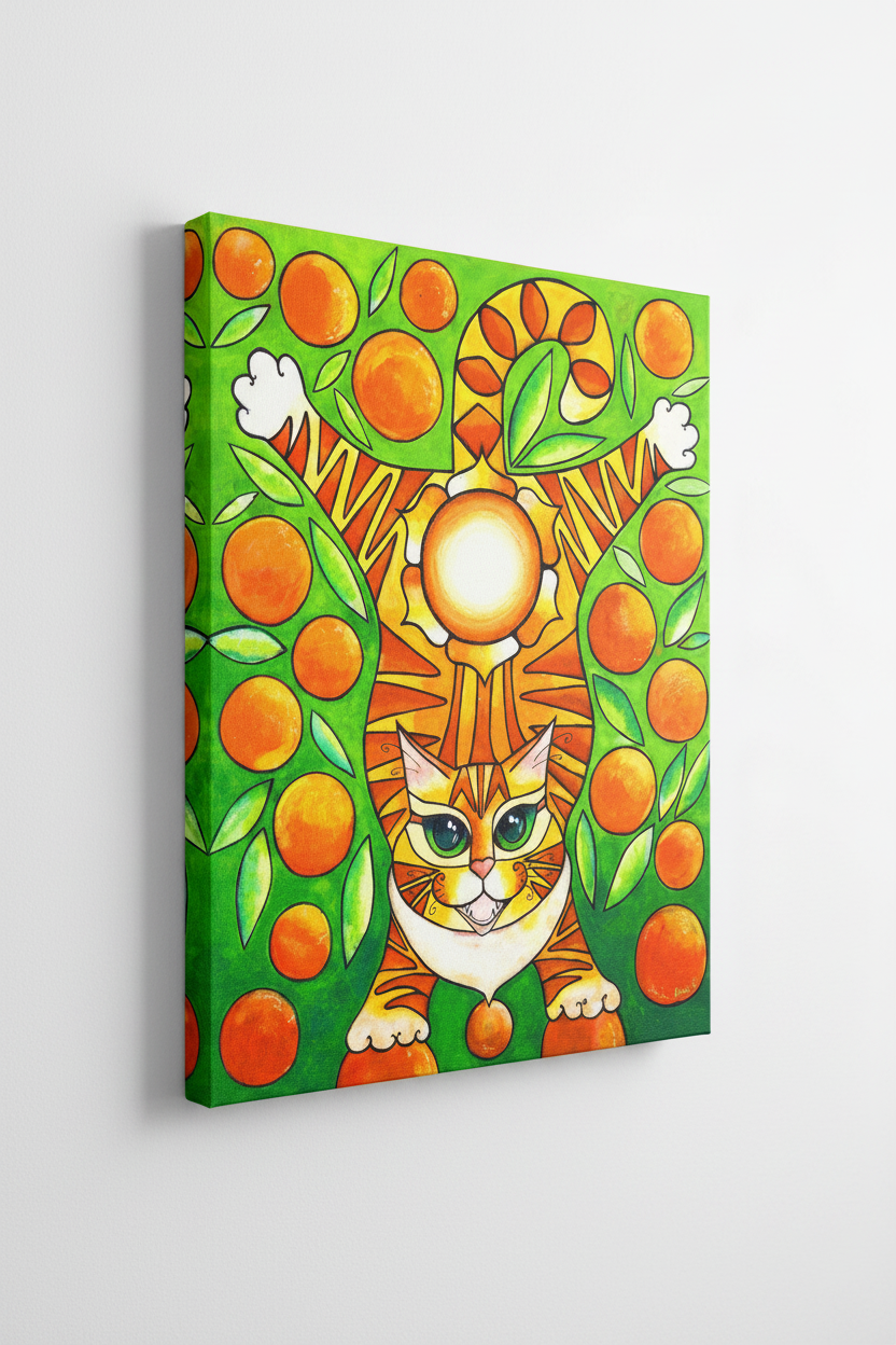 WILD ORANGE - Fine Art Canvas