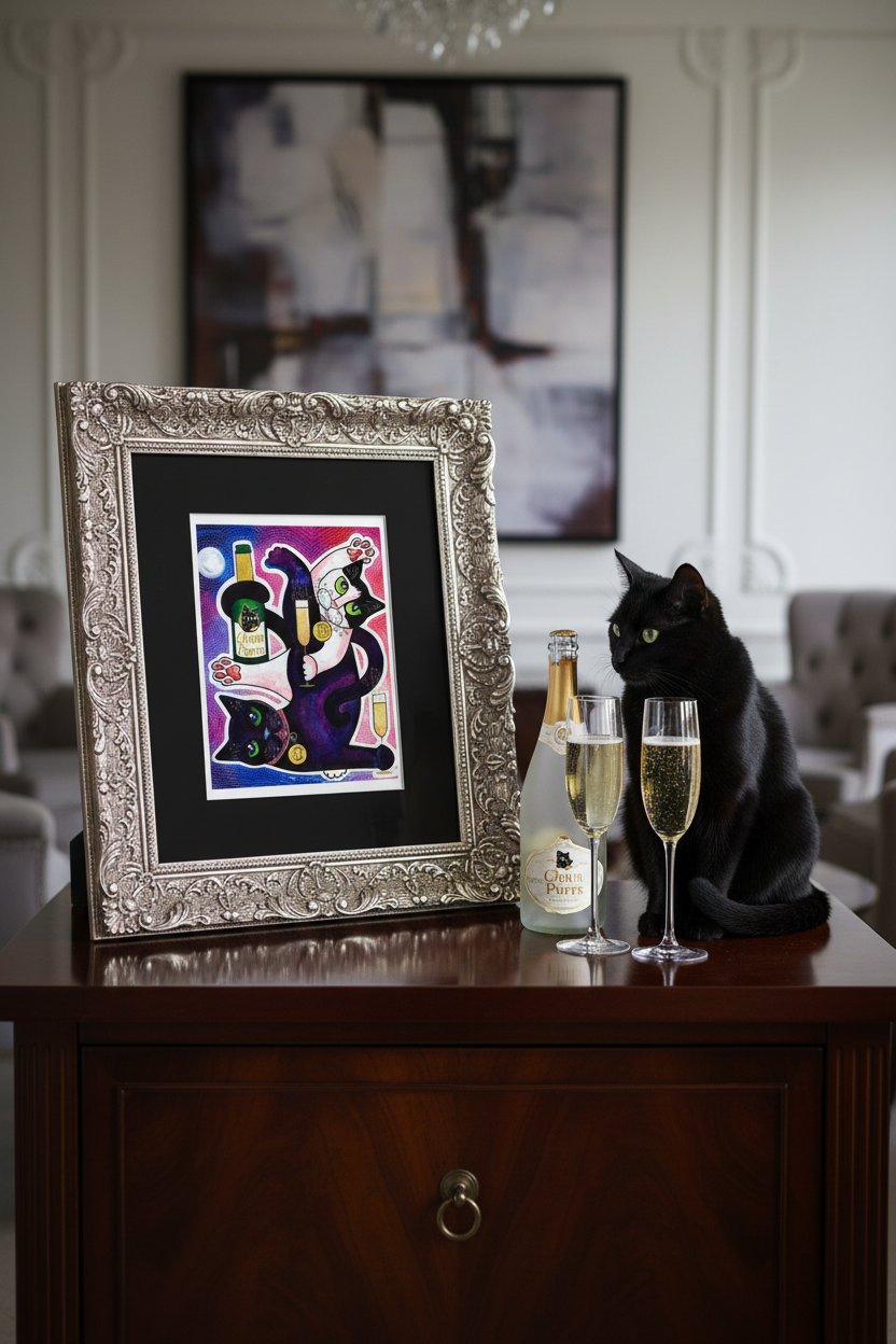 TOAST OF THE TOWN! - A5 Greeting Card Secondary image