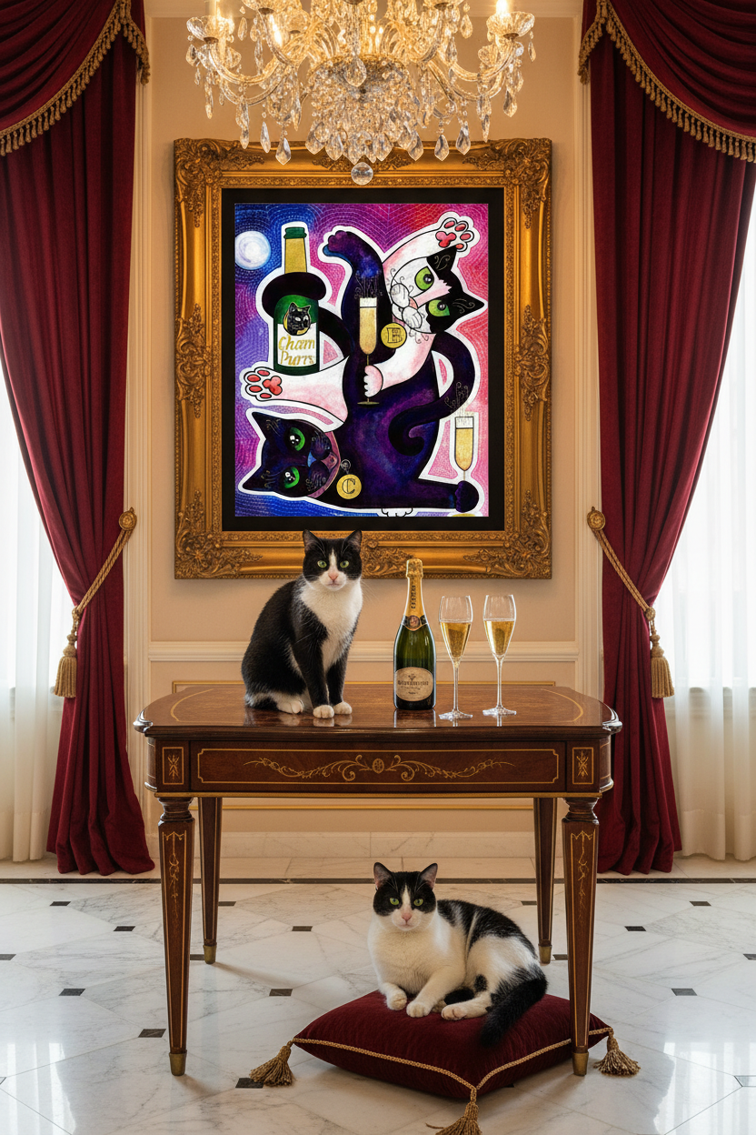 TOAST OF THE TOWN - Artist-Signed Museum Fine Art Print