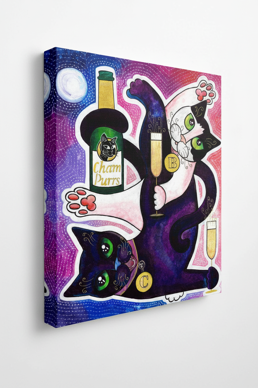 TOAST OF THE TOWN! - Fine Art Canvas
