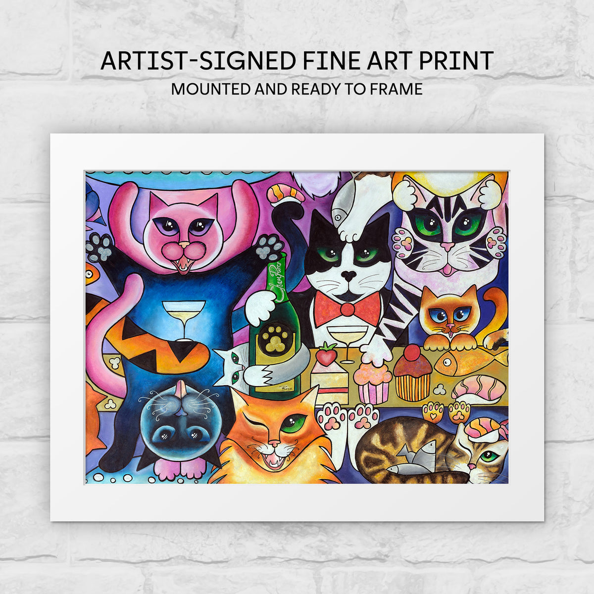 NINE LIVES OF THE PARTY Fine Art Print image 0