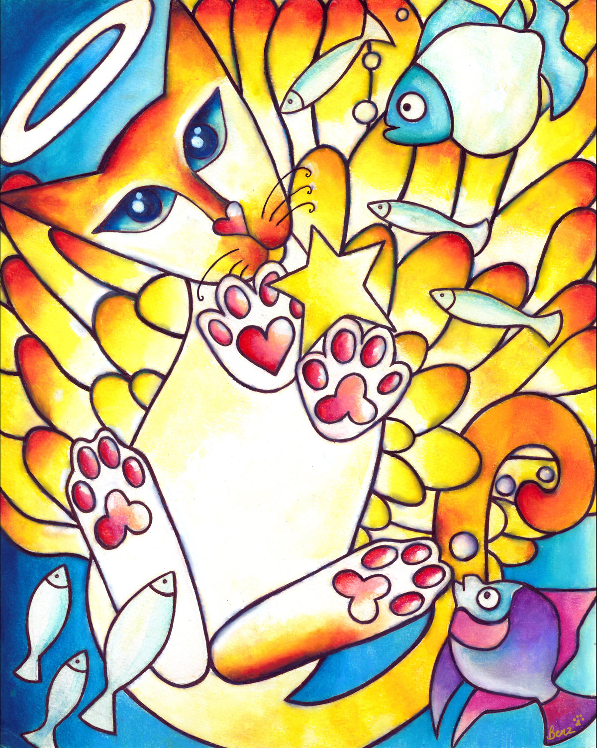 DIVINE GUARDIAN - Fine Art Canvas Main image