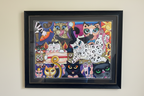 THE FUR BALL - A Collection of Four Original Artworks