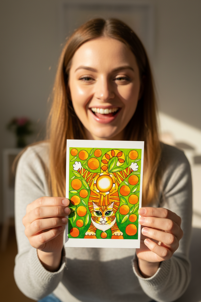 WILD ORANGE - Post/Gallery Card