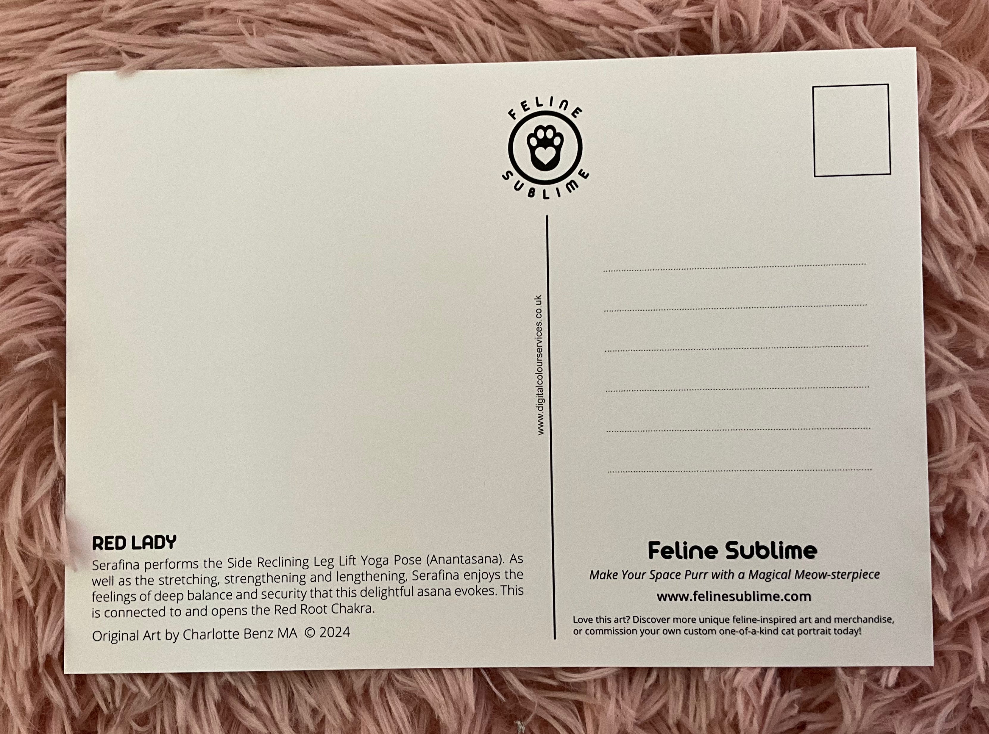 RED LADY - Post/Gallery Card