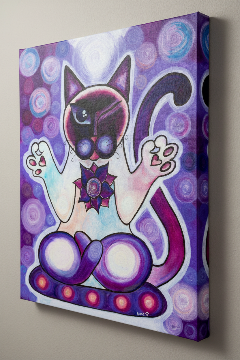 COSMIC WHISKER - Fine Art Canvas Secondary image