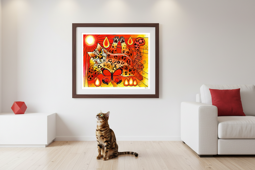 RED LADY - Artist-Signed Museum Fine Art Print