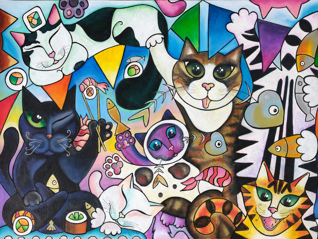 IT’S PURRTY TIME! - Original Artwork