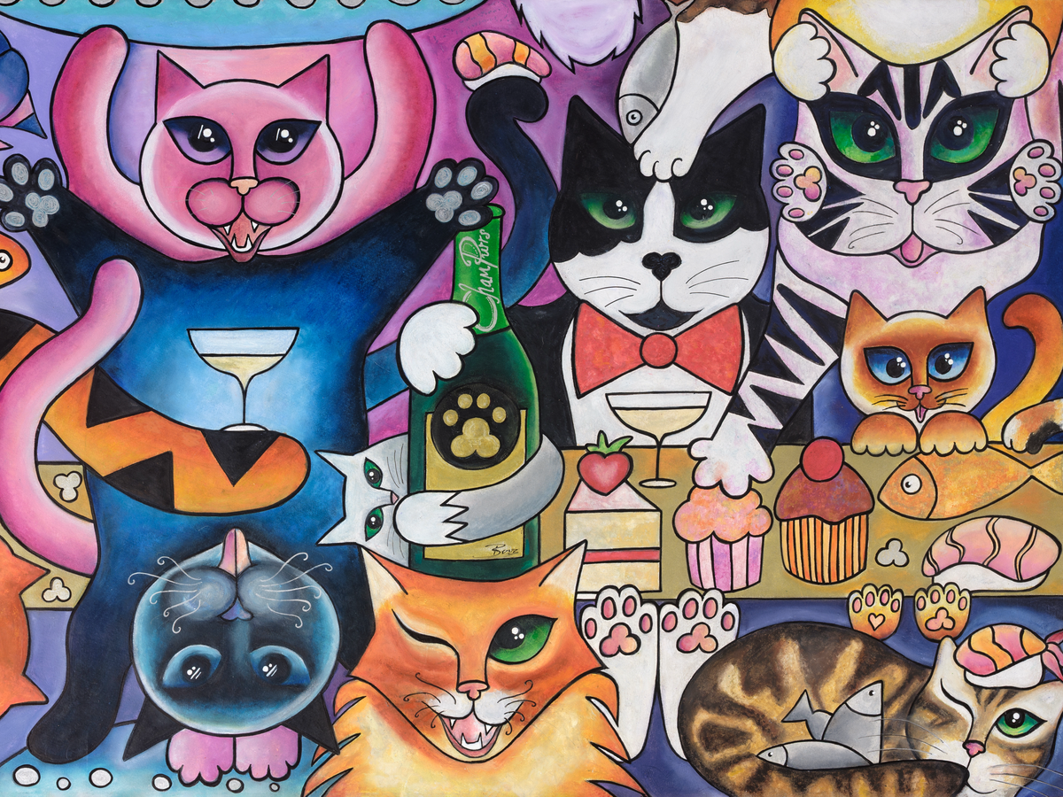 NINE LIVES OF THE PARTY - Original Artwork