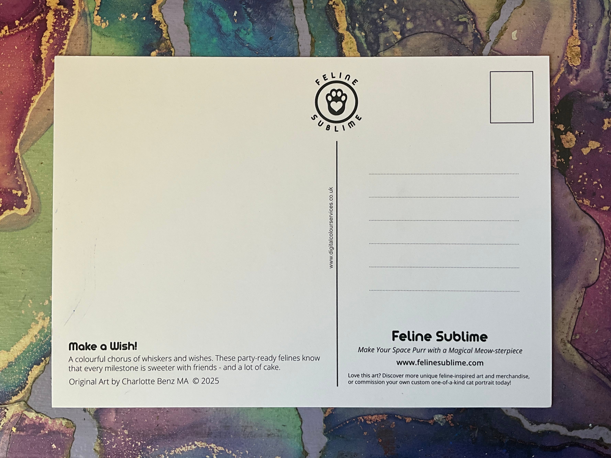 MAKE A WISH - Post/Gallery Card