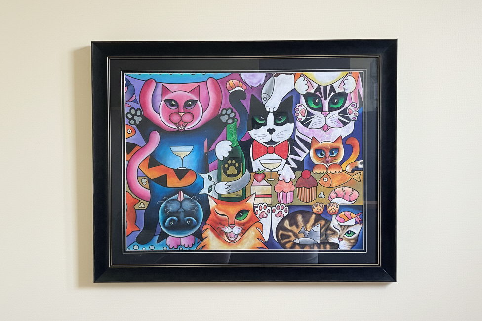 NINE LIVES OF THE PARTY - Original Artwork Secondary image