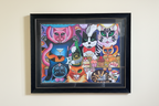THE FUR BALL - A Collection of Four Original Artworks
