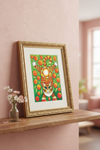 WILD ORANGE - A5 Greeting Card