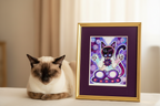 COSMIC WHISKER - A5 Greeting Card