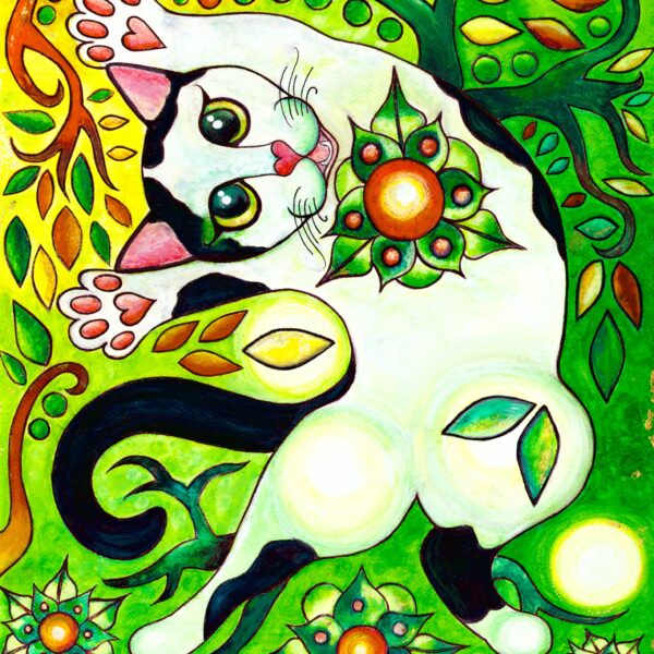 TRANQUIL KITTY Original Painting (SOLD)