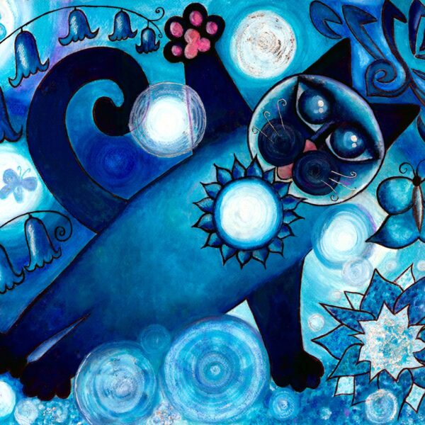 SAKURA BLUE Original Painting (SOLD)