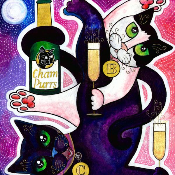 TOAST OF THE TOWN! Original Painting (SOLD)