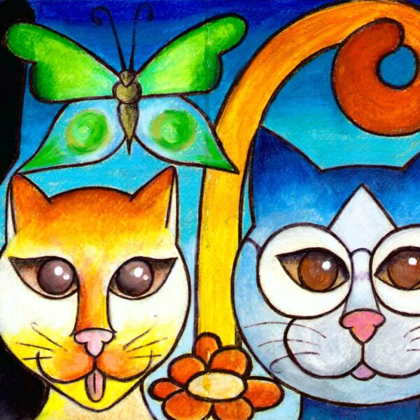 MEET THE MEOWENS Original Painting (SOLD)