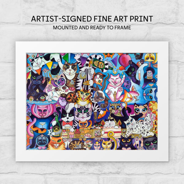 THE FURR BALL Fine Art Print