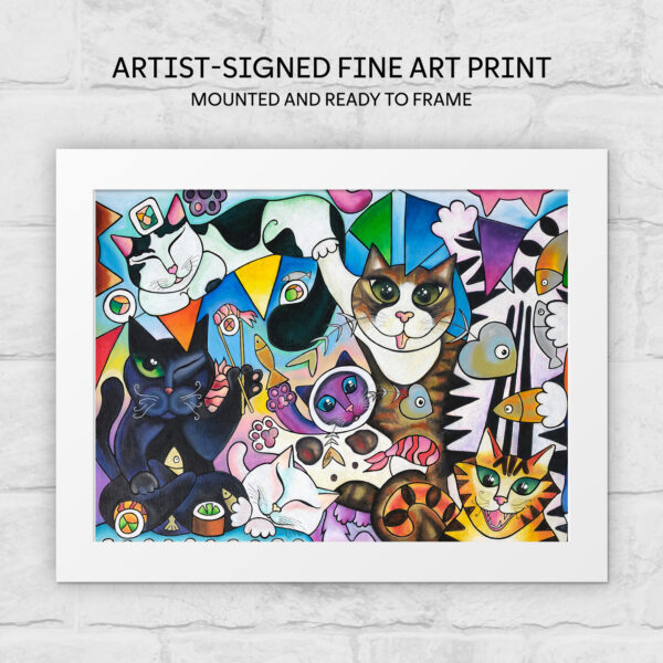 LET’S PURR-TY! Fine Art Print