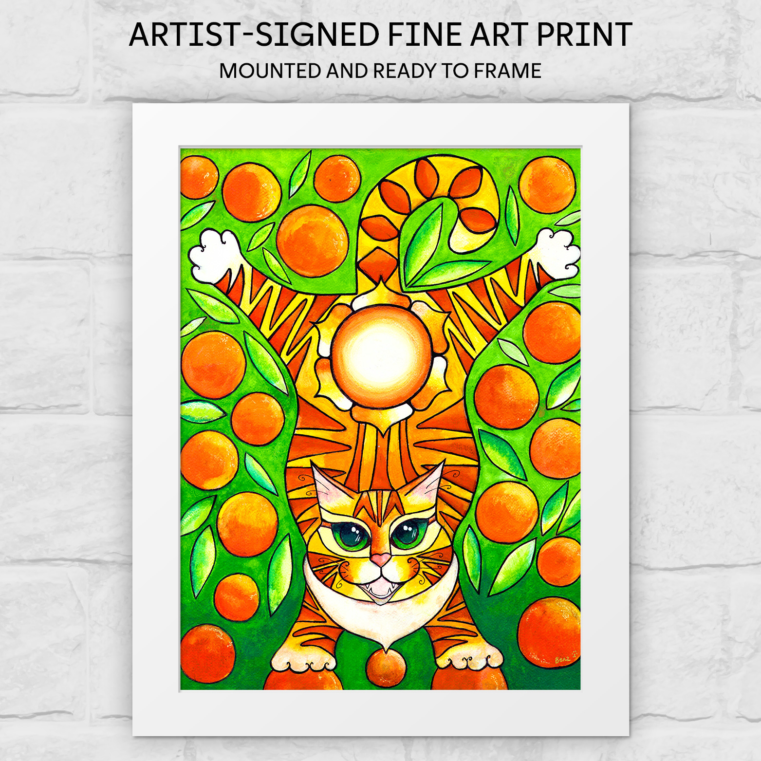 WILD ORANGE Fine Art Print